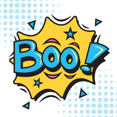 Colored comic bubble chat Vector