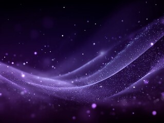 Obraz premium Abstract Purple Particle Wave Background