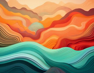 detailed layers showcasing textures and colors ideal for educational purposes