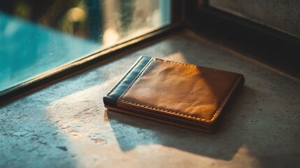 Brown leather wallet simple elegance quality craftsmanship
