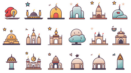 Elegant Ramadan Arabic Islamic Celebration Gradient Background for Festive Designs