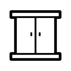 Cabinet icon design template SVG