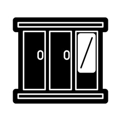 Cabinet icon design template SVG