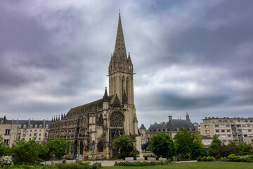 Wandering through the ancient walls of Caen Castle, Caen, France