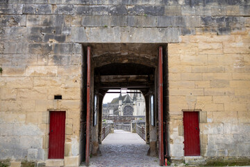 Wandering through the ancient walls of Caen Castle, Caen, France