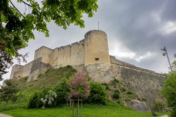 Wandering through the ancient walls of Caen Castle, Caen, France