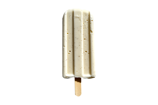 White Ice cream stick isolated on transparent background
