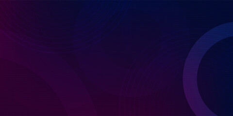 Modern purple background with circle and circle line elements. Vector illustration