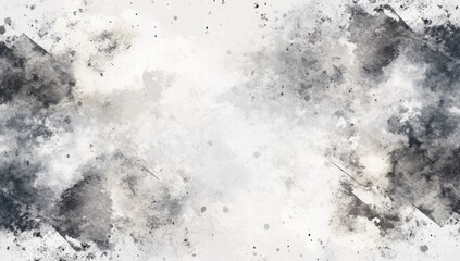 Abstract grayscale watercolor texture