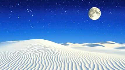 Vast desert landscape under a night sky full of stars.