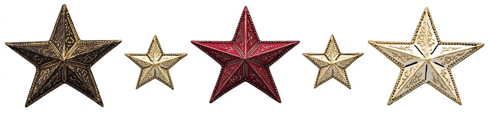 Decorative Stars in Assorted Colors