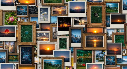 A vibrant tapestry of captured moments; a visual journey through diverse landscapes and fleeting beauty