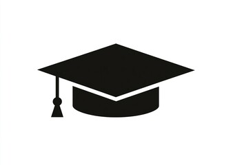 graduation cap icon, Educational icon, Graphic resource, Design element. High quality