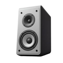 Fototapeta premium Modern audio speaker design in gray and black tones