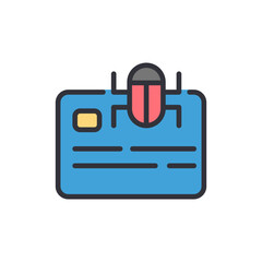 Credit Card Vulnerability Representation With a Bug on the Surface