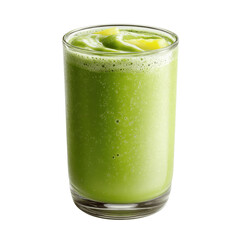 Refreshing Green Smoothie in Glass