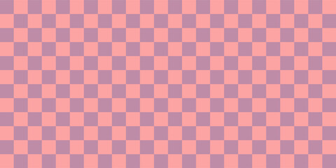 Red and grey checkered pattern, checkerboard seamless pattern. vector