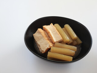 蕗と厚揚げの煮物