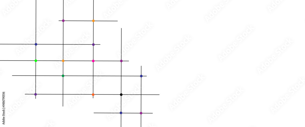 Poster Minimalistic vector texture with linear squares pattern.