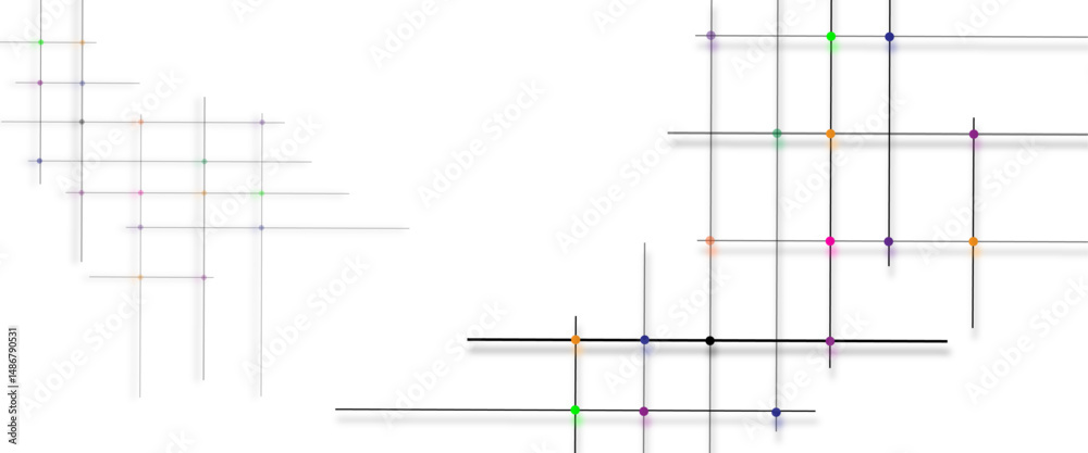 Aufkleber Minimalistic vector texture with linear squares pattern.