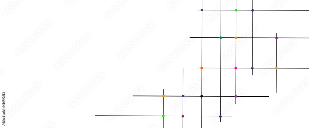 Poster Minimalistic vector texture with linear squares pattern.