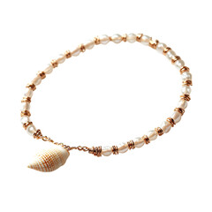 Elegant Anklet with a Refined Sequence of So Isolated on Transparent Background