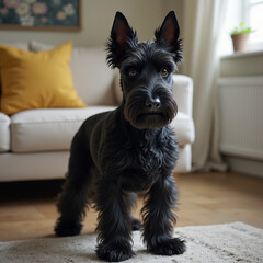 scottish terrier portrait