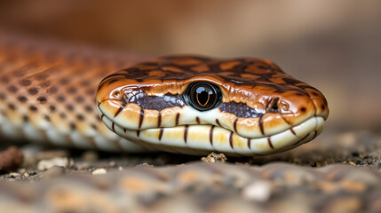 Fototapeta premium Close up of eastern brown snake