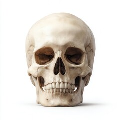 Obraz premium Human skull anatomy closeup