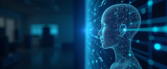 Innovative Technology Labs: Showcasing Integrated Cybersecurity and AI Ethics in Research - Refined Imagery with Space for Text