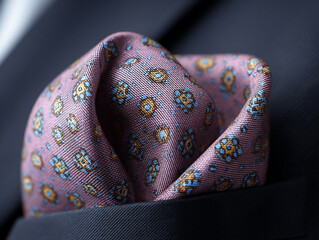 Elegant Tie and Pocket Square: Fashion Accessories for Sophisticated Menswear and Formal Occasion Attire