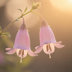 Bellflowers in Golden light