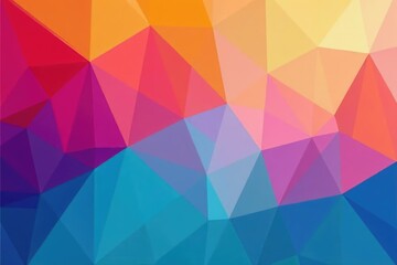 Fototapeta premium Abstract geometric shapes, vibrant color gradients , seamless, shape, energy