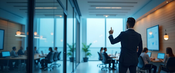 Fototapeta premium Empowering Professional Training: Targeted Development Programs & Expert Facilitation for Individual Growth & Organizational Success - Photo Stock Concept