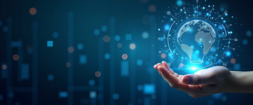 Sophisticated analysis of evolving energy market trends demonstrating strategic investment insights and digital innovation driving global power sector growth in  Photo Stock  Concept  and empty space 