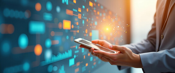 Analyze dynamic promotional marketing strategies employing targeted incentives cross?platform campaigns and interactive content to stimulate consumer interest in  Photo Stock  Concept  and empty space