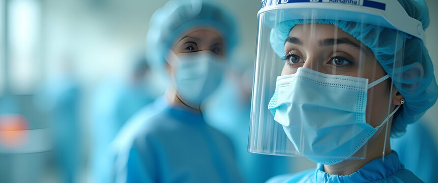 Examining pandemic safety protocols through rigorous sanitation practices mask enforcement vaccination drives and contact tracing measures to secure public health in  Photo Stock  Concept  and empty s