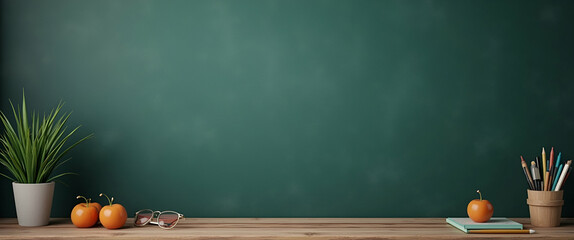 Photo Realistic Chalkboard and Chalk Icon with Customizable Blank Space for Branding - Ideal for Educational and Demonstration Designs