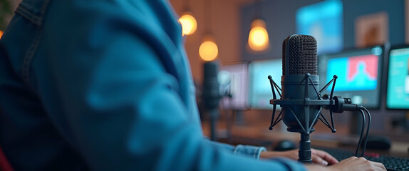 Effective Podcast Promotion: Leverage SEO & Influencer Collaborations for Enhanced Listener Engagement in Photo Stock Concepts & Left-Side Empty Space