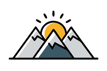Sunrise Mountain Icon Personal Growth & Achievement