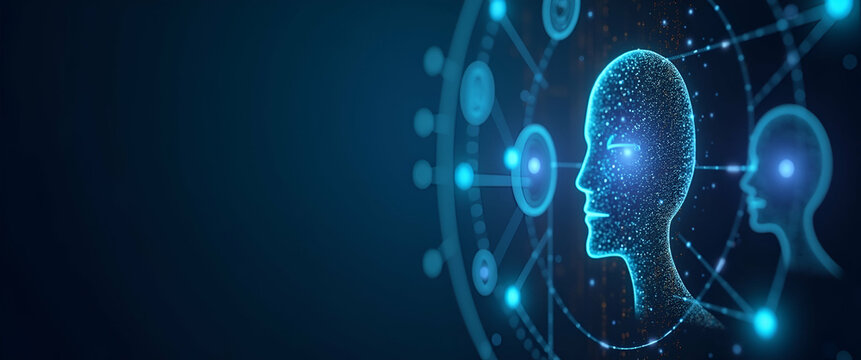 Contemporary Digital Imagery of Self-Refining AI Algorithms: Iterative Optimization & Data-Driven Feedback Loops Enhancing Intelligent System Performance - Photo Stock Concept