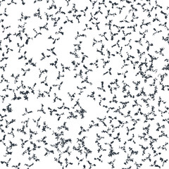 Dirty noisy texture in the form of a scattering of spots.