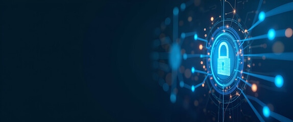 High-Quality Visuals of Agentic AI Security Systems: Integrated Digital Safeguards, Advanced Threat Detection, Robust Cybersecurity Design - Modern Photo Stock Concept with Empty Space