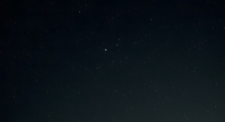 Obraz premium Starry Night Sky View with Dark Silhouette Perfect for Backgrounds