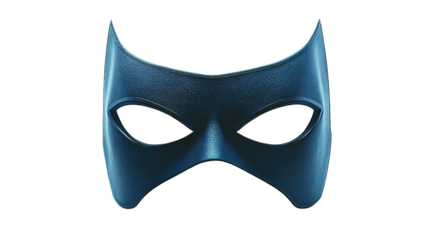 Superhero Mask Isolated on PNG Transparent Background
