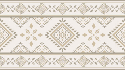 Southwest Native seamless pattern ethnic tribal Aztec geometric Navajo Native American fabric colorful design vector for textile print