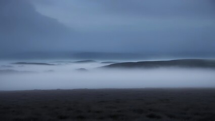 stormy clouds over the sea
