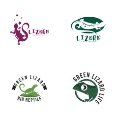 Lizard logo template