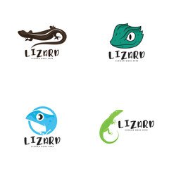Lizard logo template