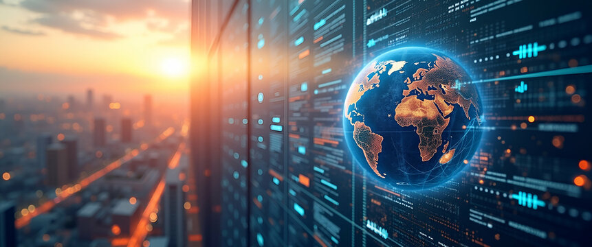 Emerging Markets: Rapid Growth, Evolving Trade Policies & Dynamic Investment Flows Driving Economic Transformation - Photo Stock Concept with Empty Space